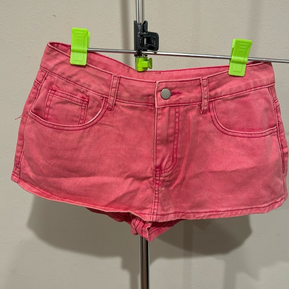 Pink Denim Skort :: Sz 28